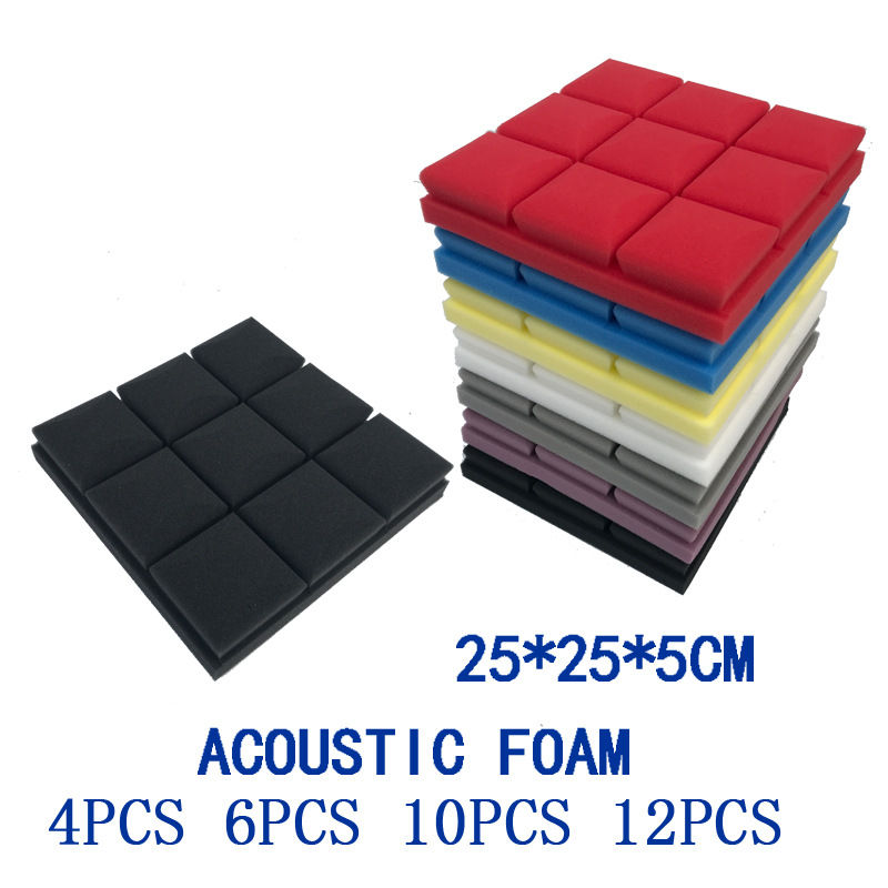 Sound Insulation Cotton Wall Recording Studio Drum Room Sound Absorbing Cotton Mushroom Head Sound Absorbing Cotton Video Room Sound Insulation Board Flame Retardant Cross Border