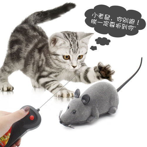 Cat toy mouse wireless remote control to amuse the cat electric cat imitation of the same pet kitten toy 6