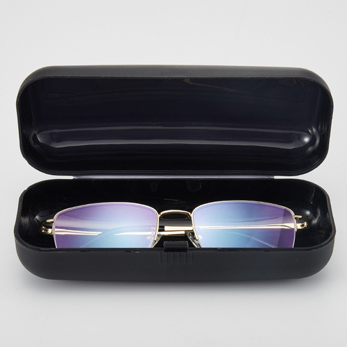 Factory direct supply wholesale sunglasses box optical glasses box glasses box plastic box optical glasses box reading glasses box black