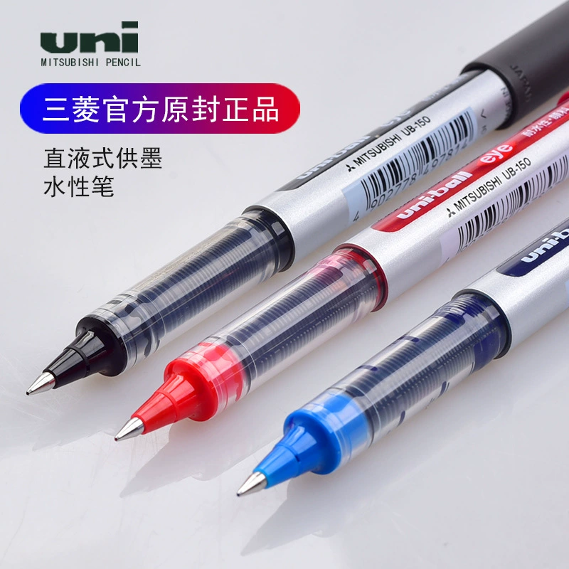 Япония UNI Mitsubishi UB-150 прямая жидкая шариковая ручка водная Подпись красный синий черный гелевая ручка 0,5 мм канцелярские принадлежности