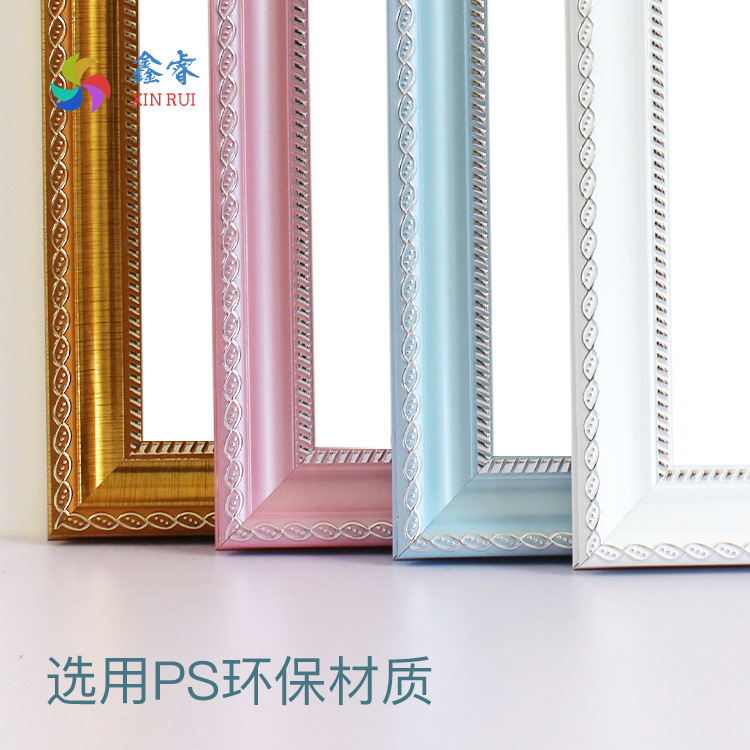 Customized D-Style Photo Frame Nordic Style Wall-Mounted Cross-Stitch Framing Resin for Wall Decoration