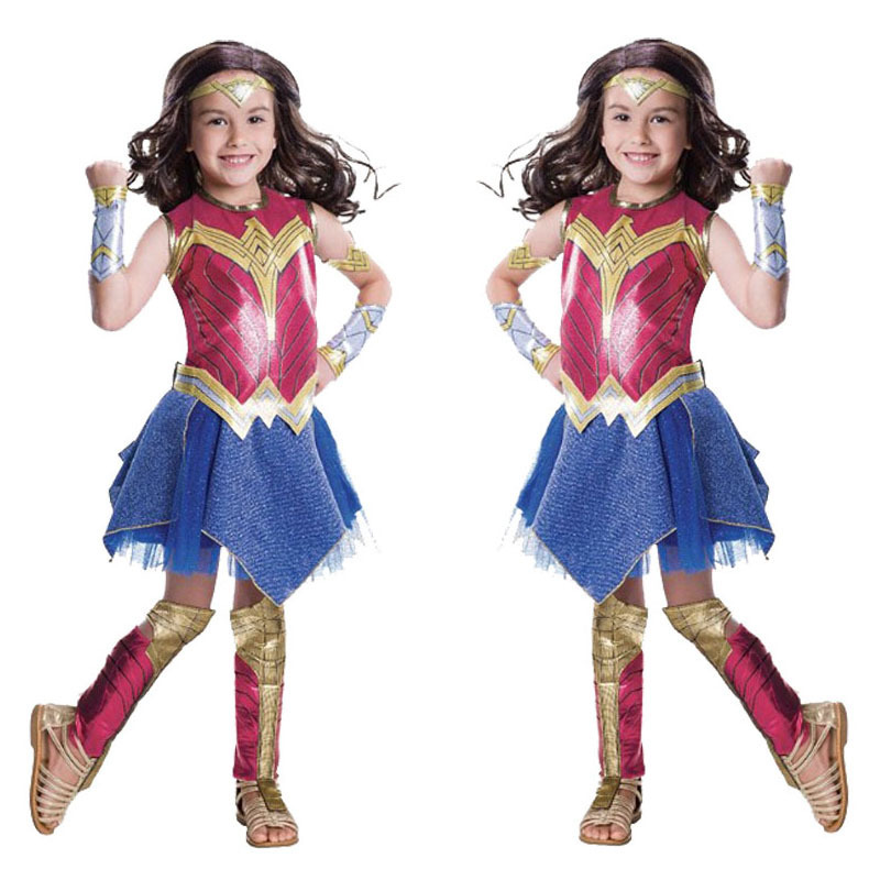 Halloween Children's Woman Costume Superhero Women's Skirt Children's Magic Costume Woman Superhero