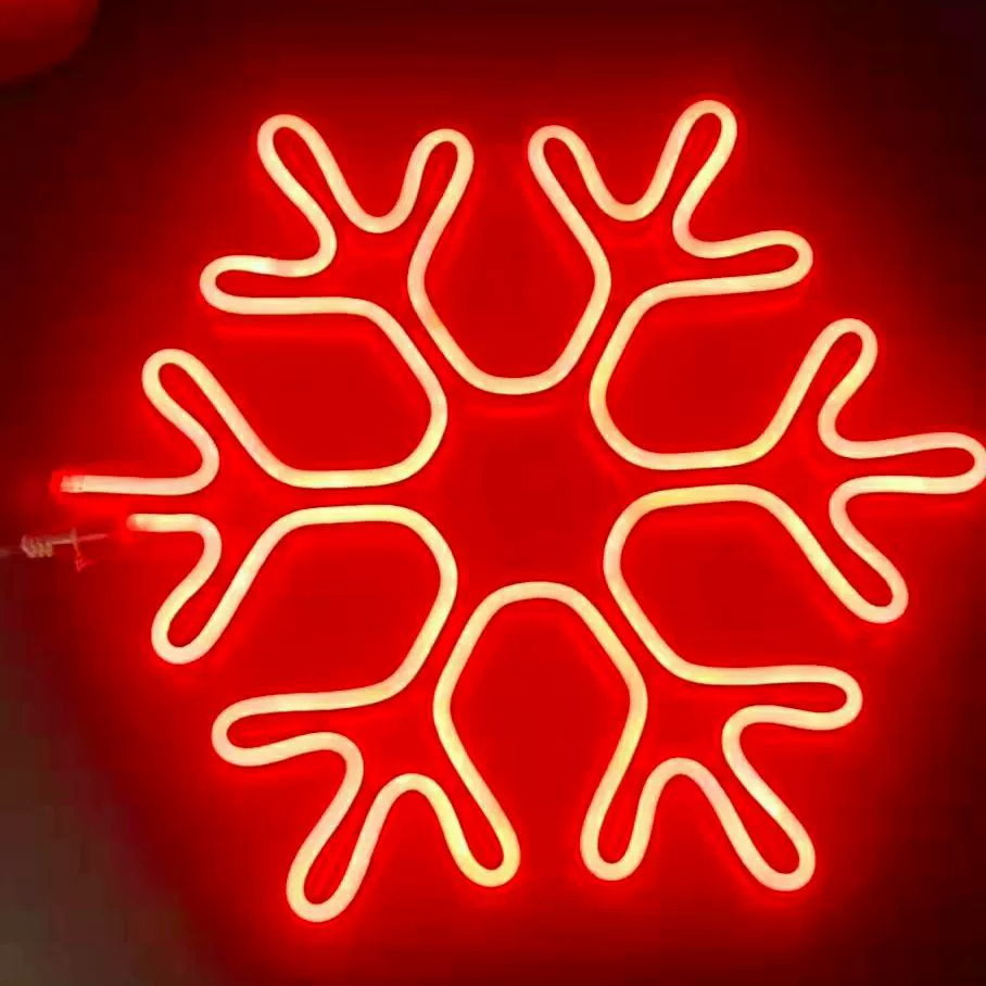 LED-снежинки внутри и снаружи, творческие снежные фонари для Рождества, подарки на деревьях, светильники для клумб, сцена украшение