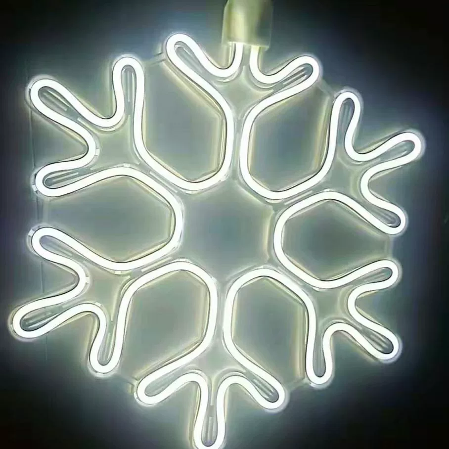 LED-снежинки внутри и снаружи, творческие снежные фонари для Рождества, подарки на деревьях, светильники для клумб, сцена украшение
