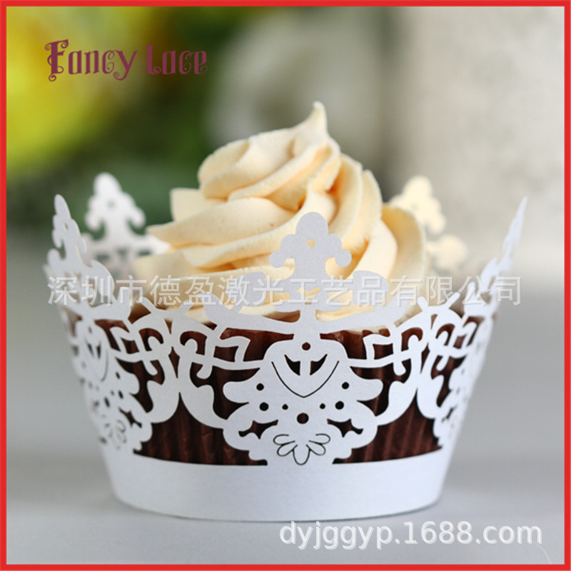 镂空蝴蝶款蛋糕卡纸 生日礼物围边 蛋糕插边纸 创意蛋糕围边纸托