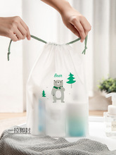 防水防潮旅行收纳袋卡通束口袋抽绳衣物收纳袋旅行分装整理袋批发