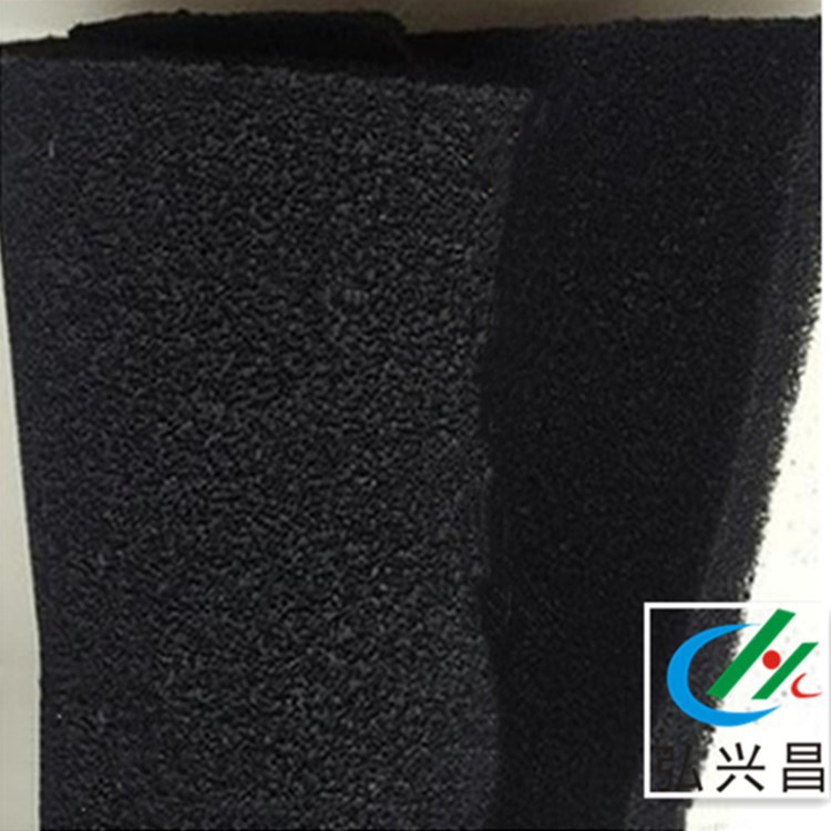 弘兴昌直供 活性碳海绵 蜂窝状活性炭海棉15-50PPI 防火阻燃海绵