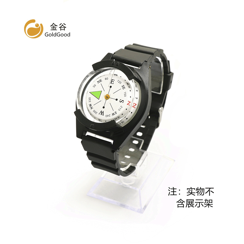 新品P304手腕手表指南针指北针 礼品指南针便携防水高精准 现货
