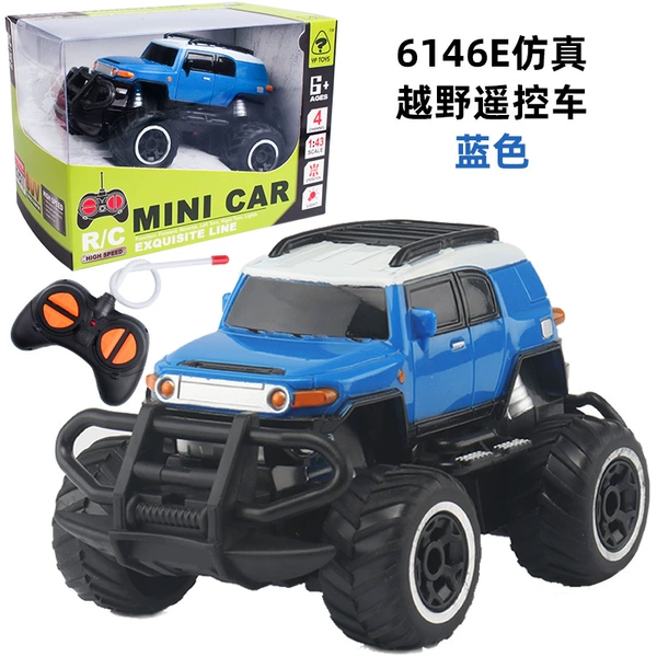 Off-road blue remote control car