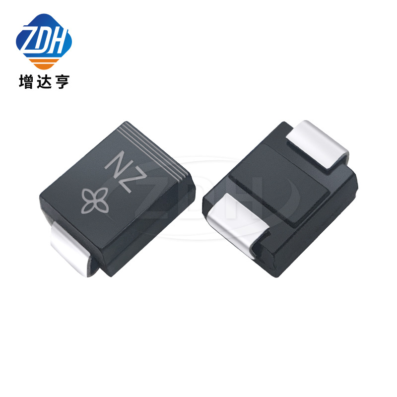 贴片TVS管SMBJ100A DO-214AA 丝印NZ 100V单向 SMB瞬态抑制二极管