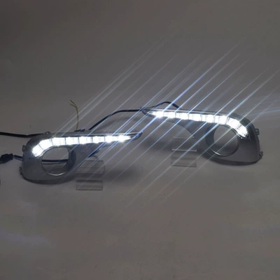Suitable for 12-13 Highlander daytime running lights modified led Toyota Highlander special LED daytime running lights (Gündüz işıqları)