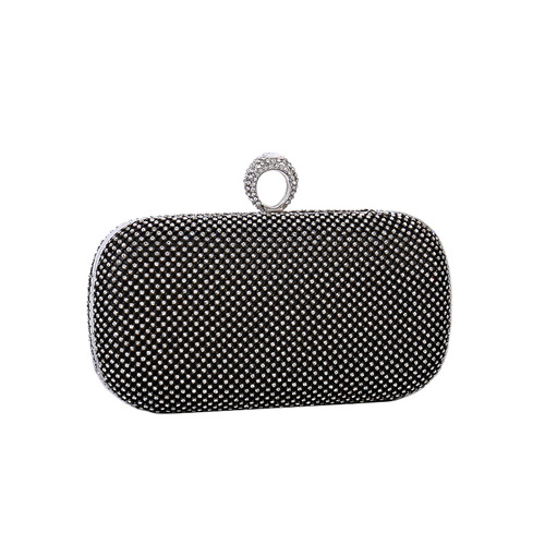 Cross-border 2024 new model diamond-encrusted evening bag rhinestone clutch bag socialite dress evening bag temperament ladies clutch bag