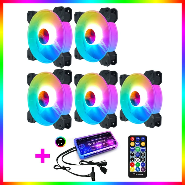 Air fan, music controller, 5 pieces