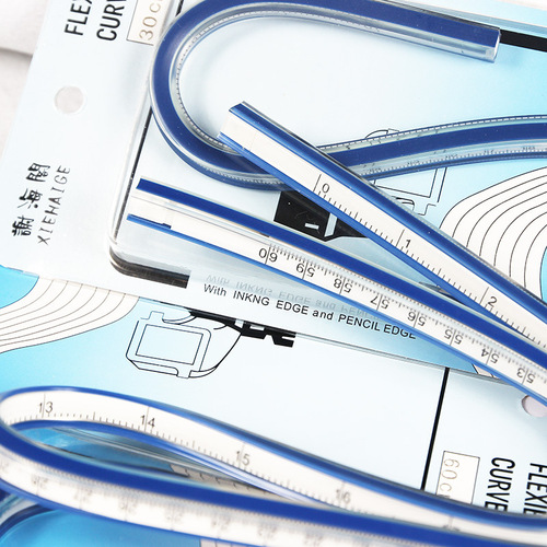 Snake ruler snake ruler art drawing design snake ruler curved shaped curve ruler board 30/40/50/60cm