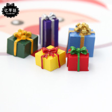 仿真彩盒奶油胶滴胶手机壳过家家玩具diy新款圣诞树脂配件礼物盒