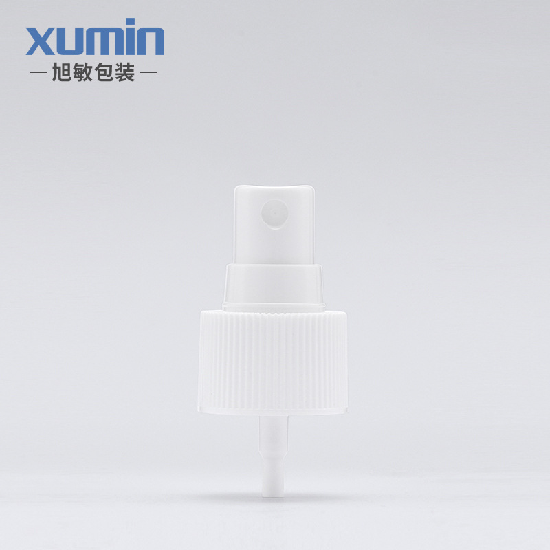 En stock 100ml de hombro redondo transparente botella de rocío puro blanco rayado botella de spray de tóner botella de spray de sub-embalaje Xumin material de embalaje