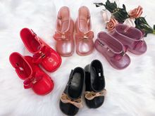 梅麗莎女童雨靴2022新款兒童雨鞋小童公主女孩低筒靴子女寶寶水鞋