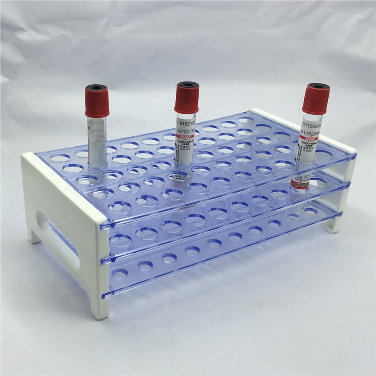 塑料试管架 三层可拆卸离心管架 采血管架玻璃试管架13mm16mm18mm