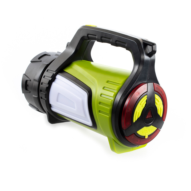 Nueva linterna de alta potencia de luz fuerte al aire libre de carga USB de largo alcance de alto brillo Luz Portátil reflector de luz fuerte