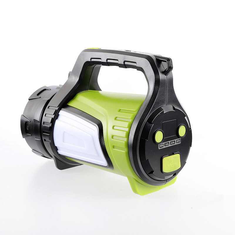 Nueva linterna de alta potencia de luz fuerte al aire libre de carga USB de largo alcance de alto brillo Luz Portátil reflector de luz fuerte