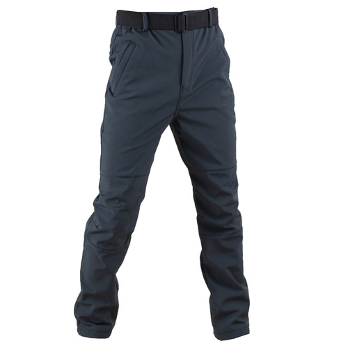 Autumn/Winter Sharkskin Soft Shell Tactical Pants for Men, Workwear Combat Trousers, Tailored Long Pants, Military Fan Pants, Fleece Lined, Warm Keeping