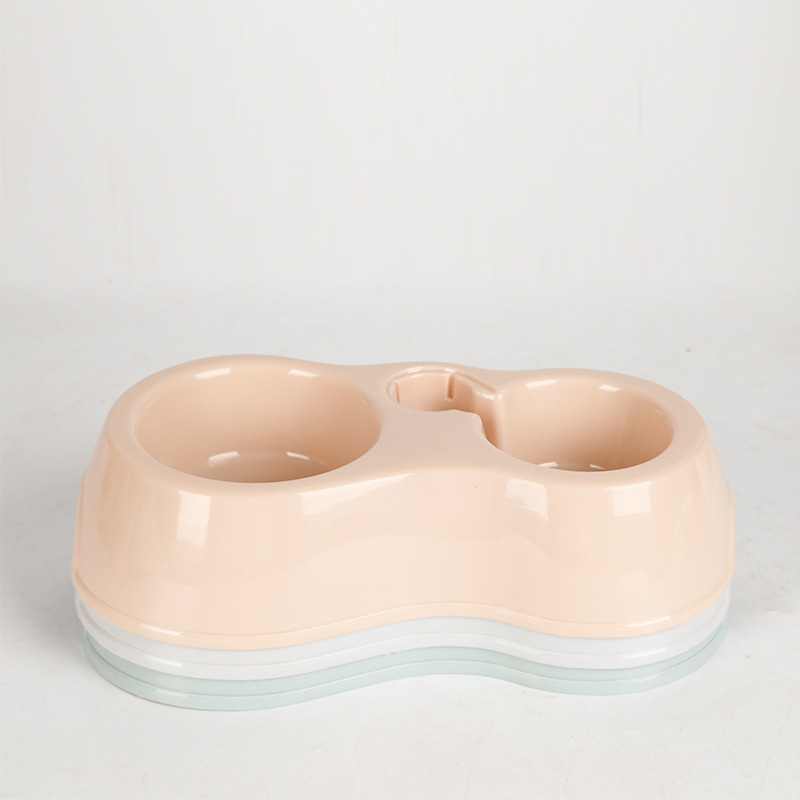 Botella de agua portátil de doble propósito perro tazón mascota automático agua potable doble tazón mascota gato tazón plástico comida tazón suministros para mascotas