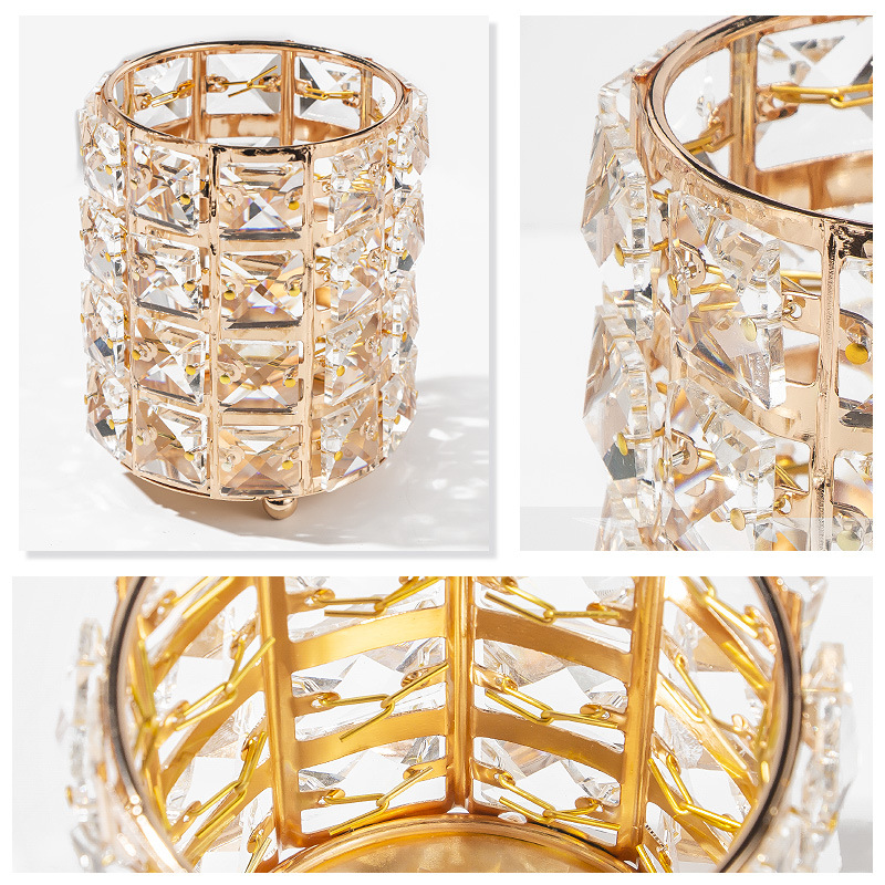 Nuevas herramientas europeas de manicuría de cristal bolígrafo de maquillaje cepillo de manicuría de cristal bolígrafo de polvo cepillo contenedor