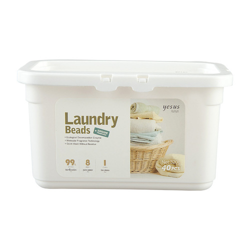 General Trade Import from Thailand: Yesus Laundry Detergent Pods (40 Pcs) - 8x Cleansing, Antibacterial, Color Protecting, Stain Removing, Scented