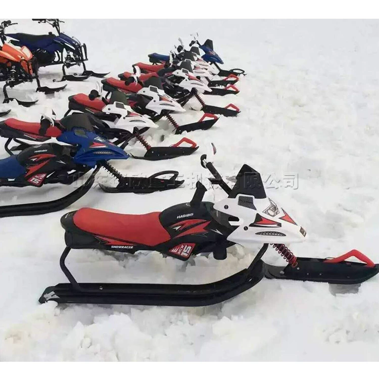 Снеговая машина 110cc снеговой мотоцикл зимний курорт лыжный бензиновый электрифицированный антиобледенительный пластиковый аксессуар