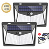 Street physiological bulb solar-powered, induction LED sconce for gazebo, street lamp, Amazon, human sensor