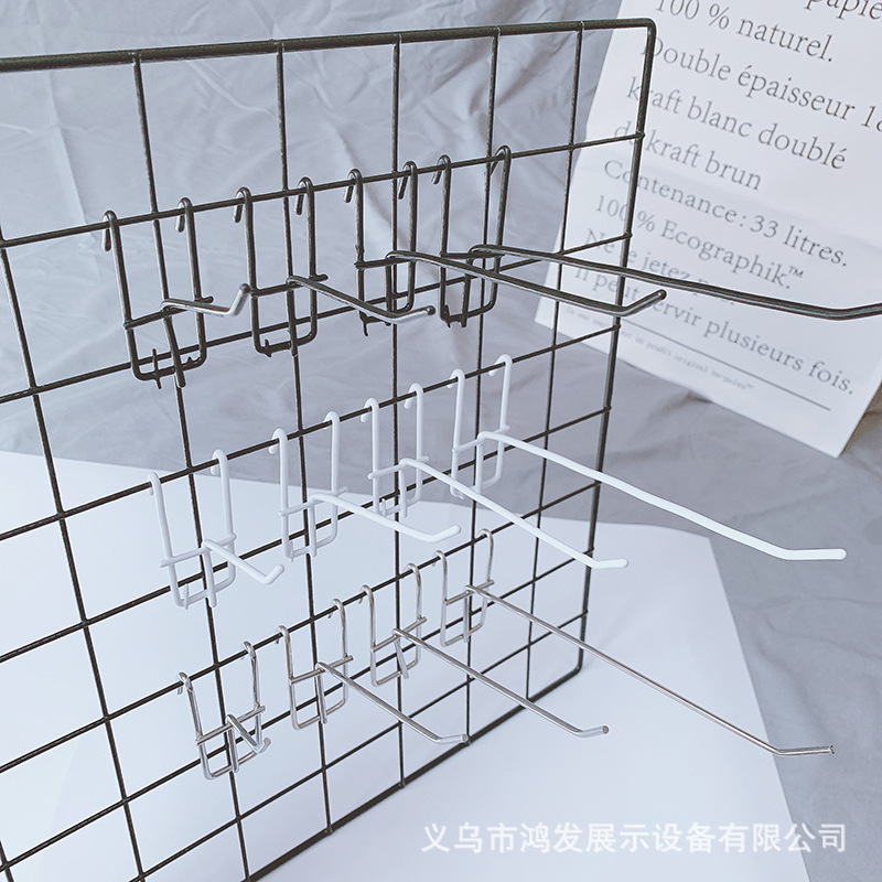 Factory spot wholesale mesh hook jewelry hook plastic hook supermarket shelf mesh hook barbed wire hook