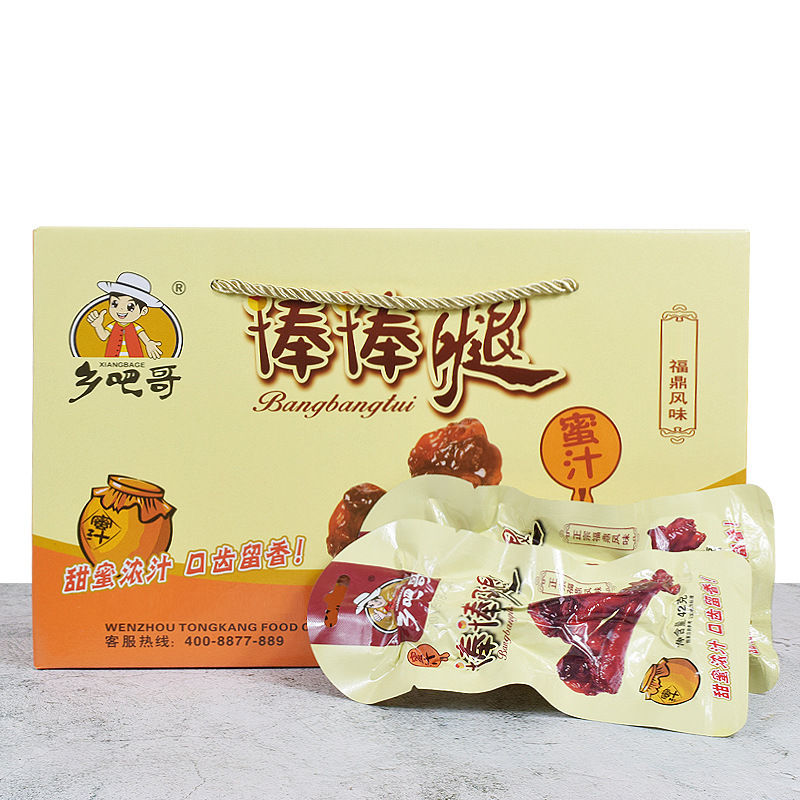 Xiangba brother honey juice stick leg gift box Wenzhou specialty Township pug Fuding honey juice duck leg snacks