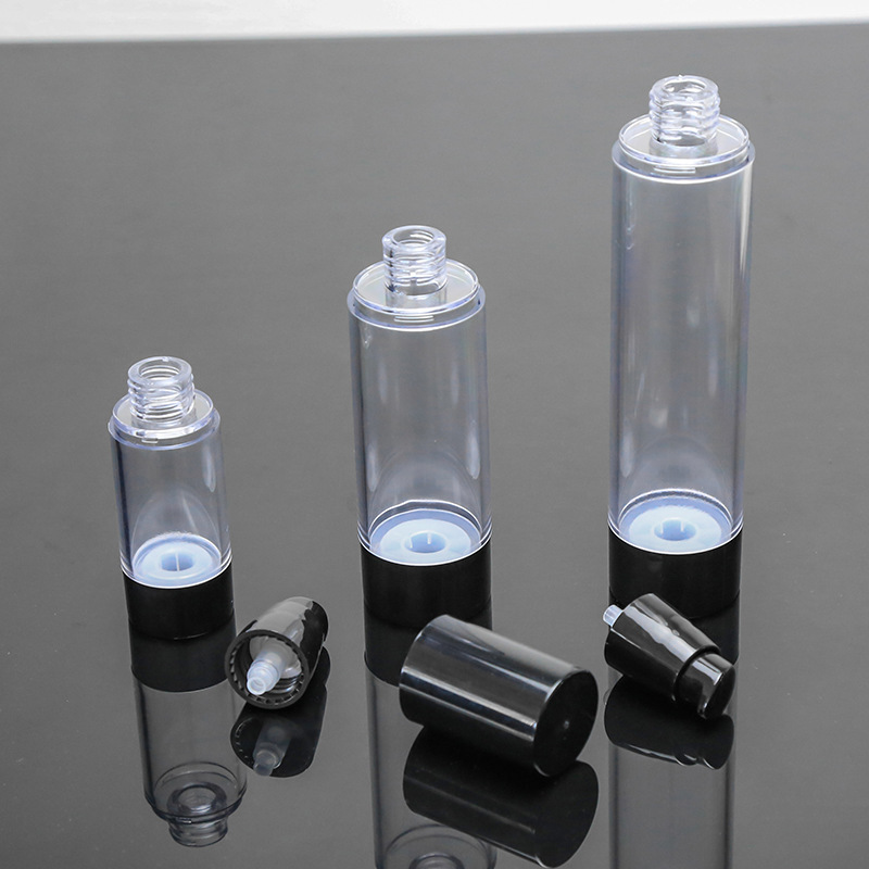 全塑真空瓶水乳真空瓶 化妆品塑料包装瓶 透明按压瓶 多功能化妆
