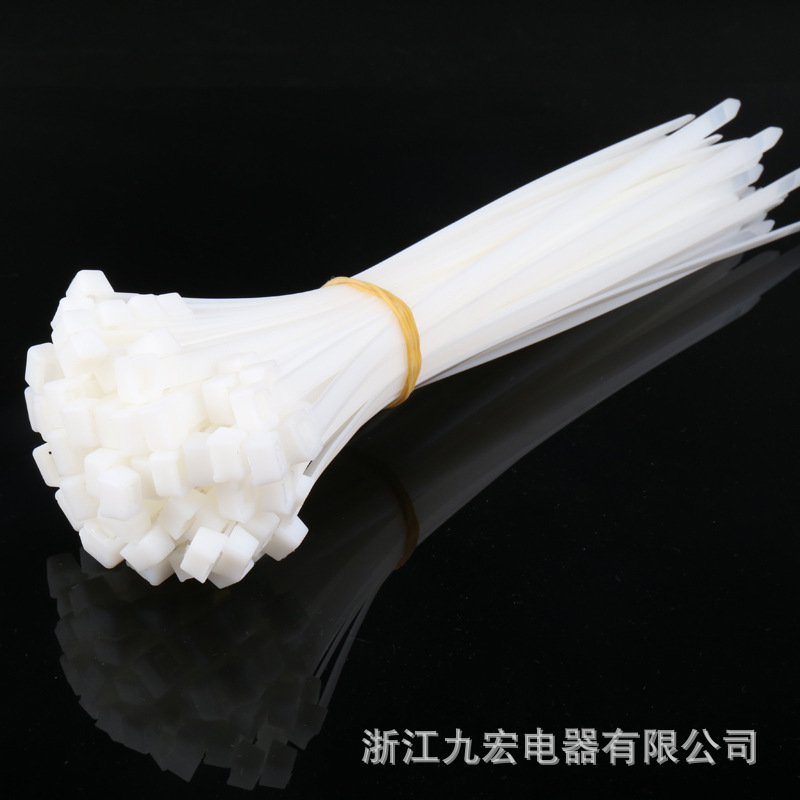 九宏环保塑料扎带电缆捆扎线3*00/4*200/5*300/8*40尼龙扎带