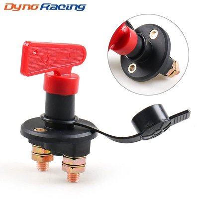 Factory direct supply car modified battery power cut-off main switch leakage prevention knob type two-hole power-off switch (Power supply, ignition system accessories)