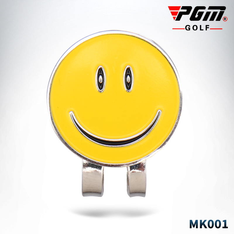 Kẹp mũ đánh dấu mô hình golf PGM – phụ kiện đánh dấu bóng golf — MK001 mặt cười Mark