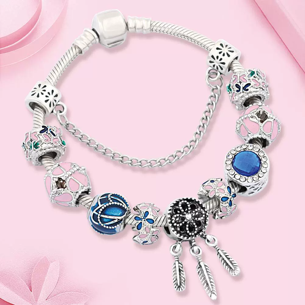 Blue crystal bracelet, Aliexpress
