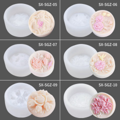 三信バラの花液体シリカゲル金型手作り石鹸家庭用diy焙煎中秋の氷皮月餅砥石