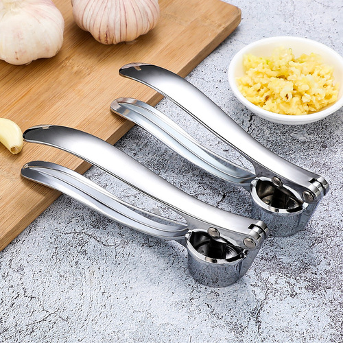 Place of Origin Thickened Garlic Press Multi-Function Kitchen Garlic Masher Creative Zinc Alloy Garlic Clamp One Piece Dropshipping