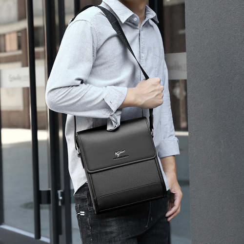 Yuesen men's bag, shoulder bag, cross-body bag, business men's backpack, fashionable Korean semi-stereotyped bag, HA-021 simple