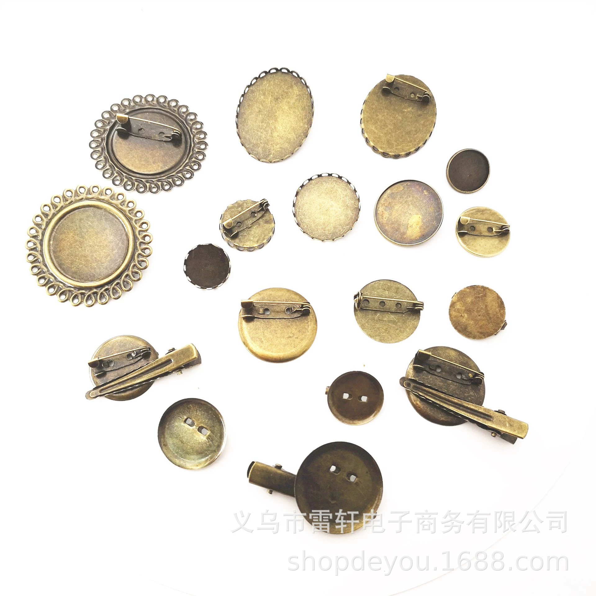 Brooch, accessories, retro pin, 4.6cm