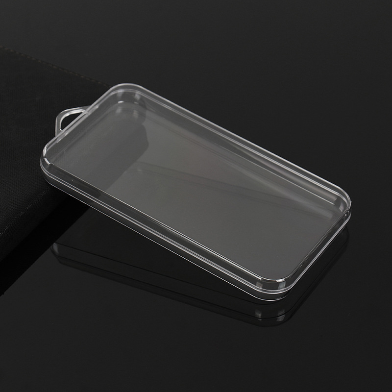 文具卡片长扁透明盒iphone8手机壳透明包装盒钢化膜水晶盒工厂货