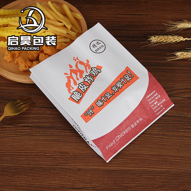 脆皮炸鸡防油纸袋鸡排鸡锁骨童子鸡烤鸡全鸡一次性油炸食品打包袋