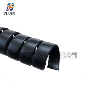 Flat spiral protective sleeve engineering cable protective sleeve wire finishing winding belt PP spiral protective sleeve