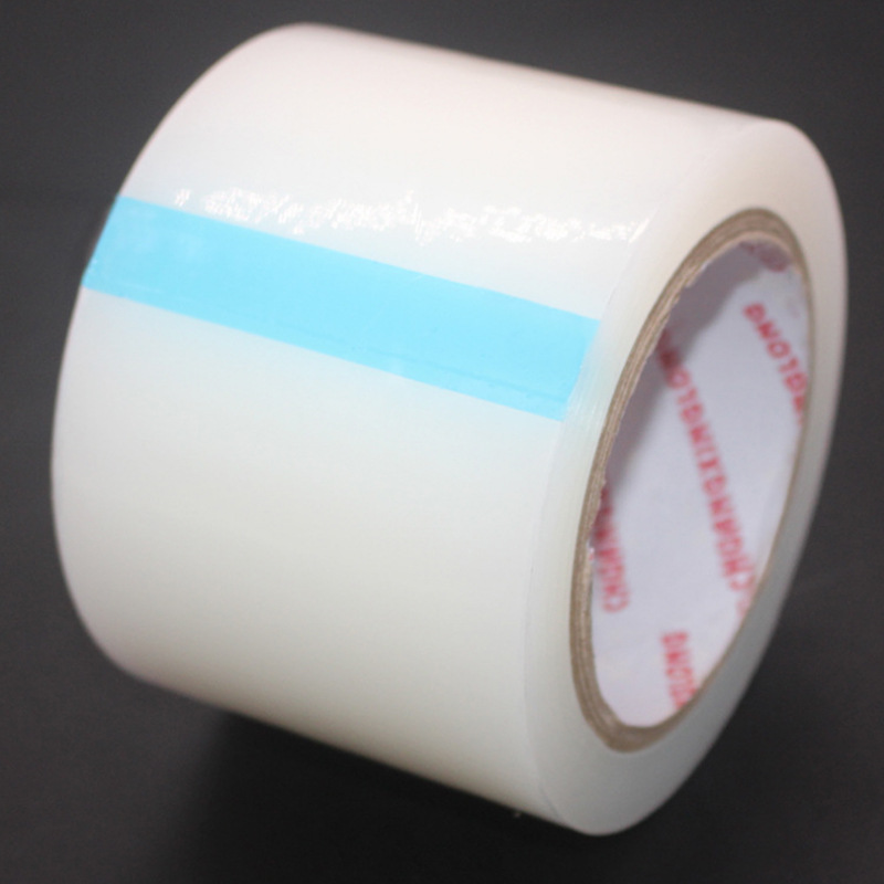 PE Limpieza de eliminación de polvo cinta de película digital teléfono móvil pantalla de la computadora polvo pegajoso eliminación de aceite transparente rollo grande película sin pegamento residual