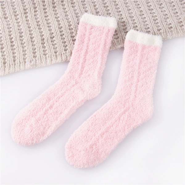 C style pink socks
