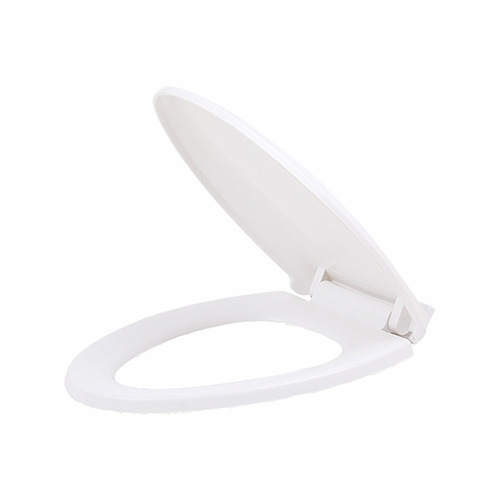 Toilet seat cover V-shaped U-shaped toilet lid, soft-close thickened PP toilet plastic seat cover 515