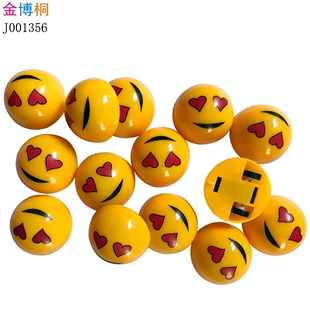 Машинка-мячик с эмотиконами пластиковая