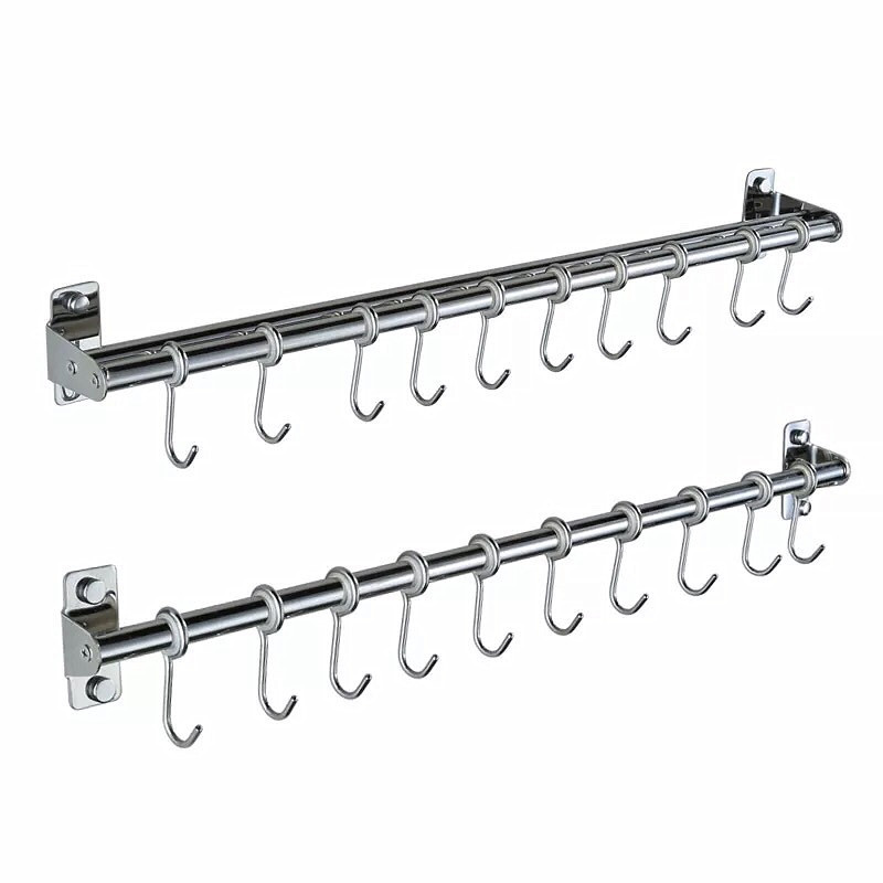 Cross-border 304 de acero inoxidable gancho de la cocina de almacenamiento de uso diario de rack de cuchillos estante de la cubierta de la olla palillos rack de ropa de trapo gancho