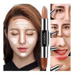 Concealer and Contour Dual-Ended Stick, 3D Face Lifting Highlight Stick, V-Face Setting Shadow Pen, Wholesale Cosmetics